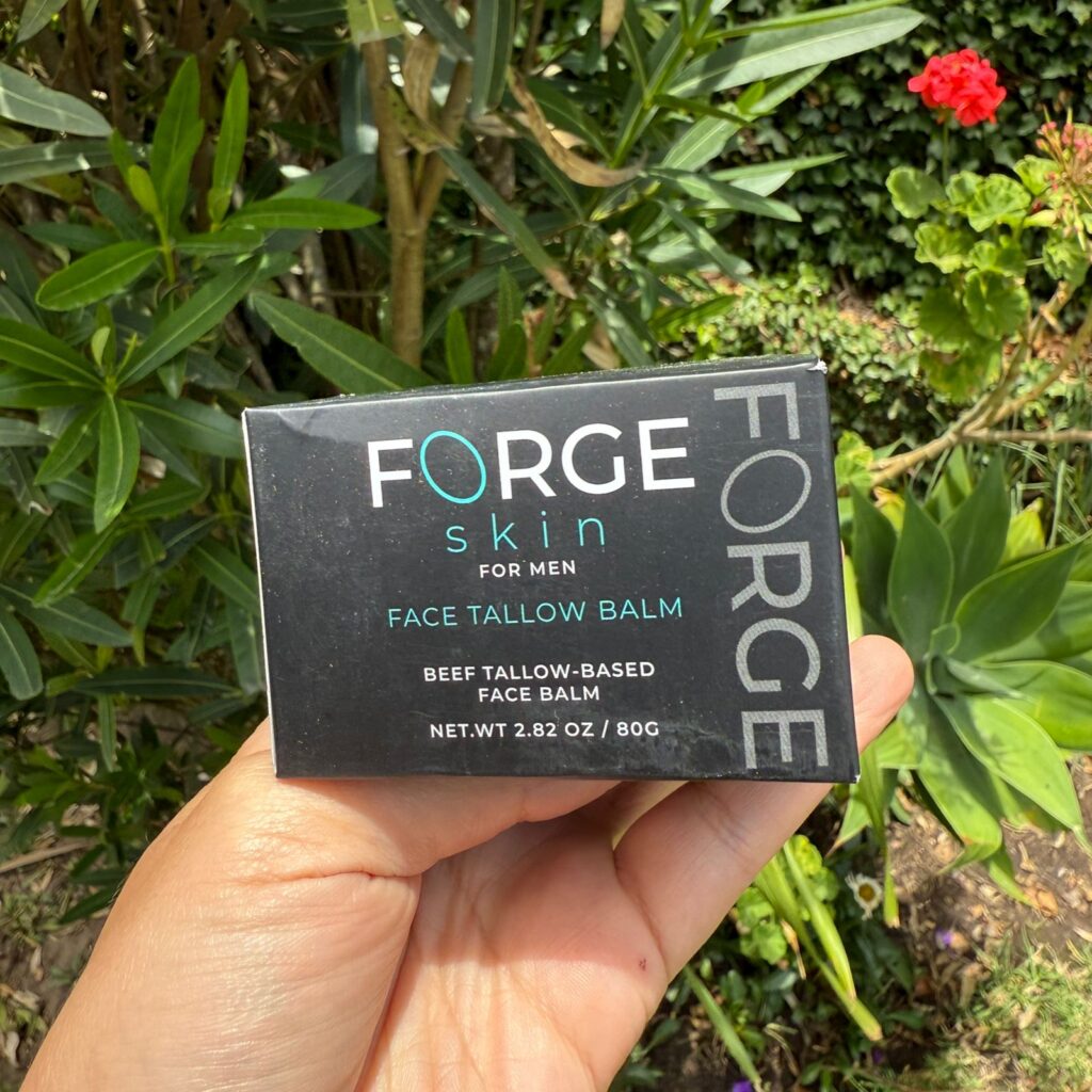FORGE Skin Face Tallow Balm for Men 80 g – Bálsamo Facial de Sebo de Res para Hidratación y Cuidado Masculino