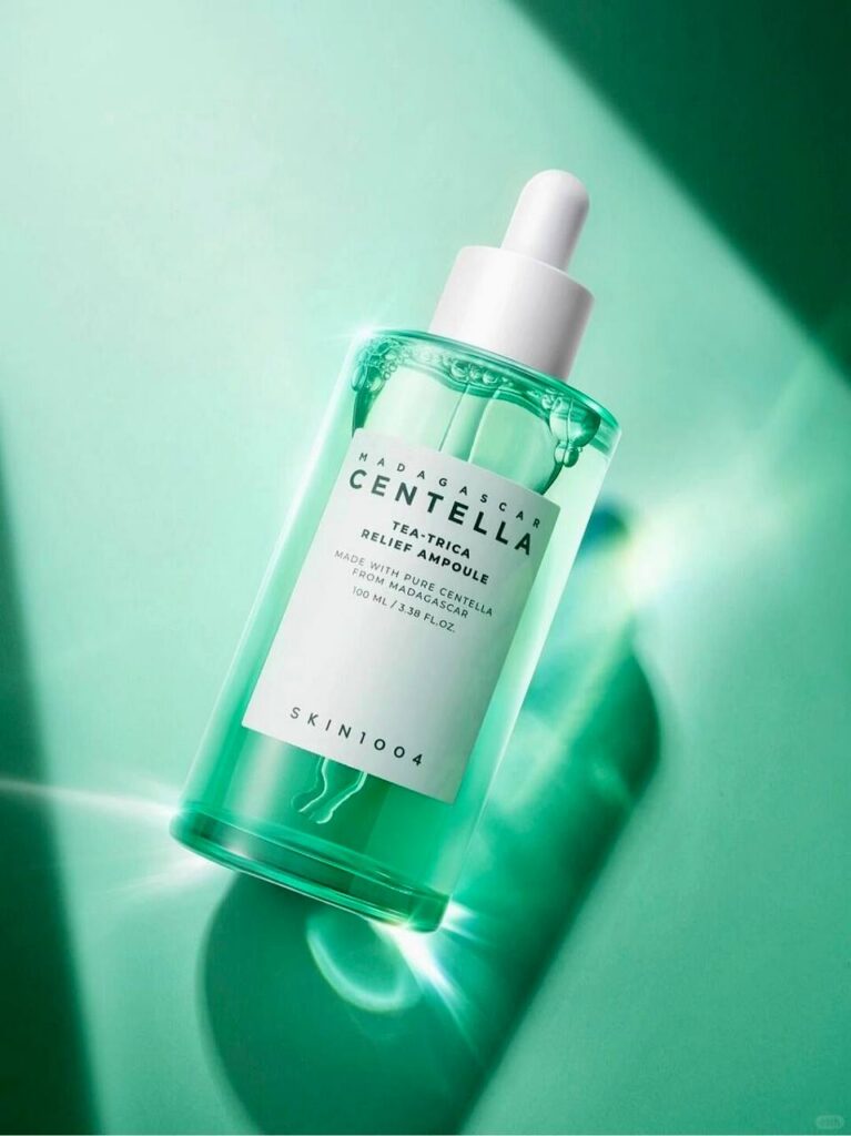 SKIN1004 Madagascar Centella Tea-Trica Relief Ampoule 100 ml – Sérum Calmante para Piel Grasa y con Imperfecciones