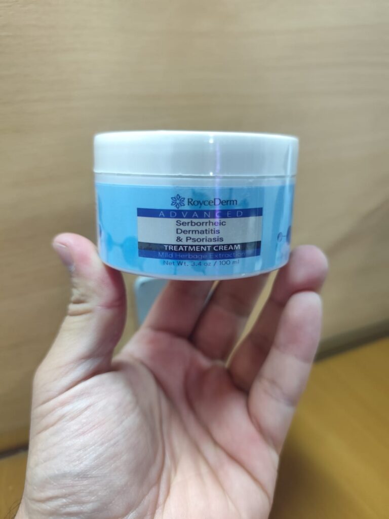RoyceDerm Crema para Dermatitis Seborreica y Psoriasis con Ácido Salicílico 3% – 100 g