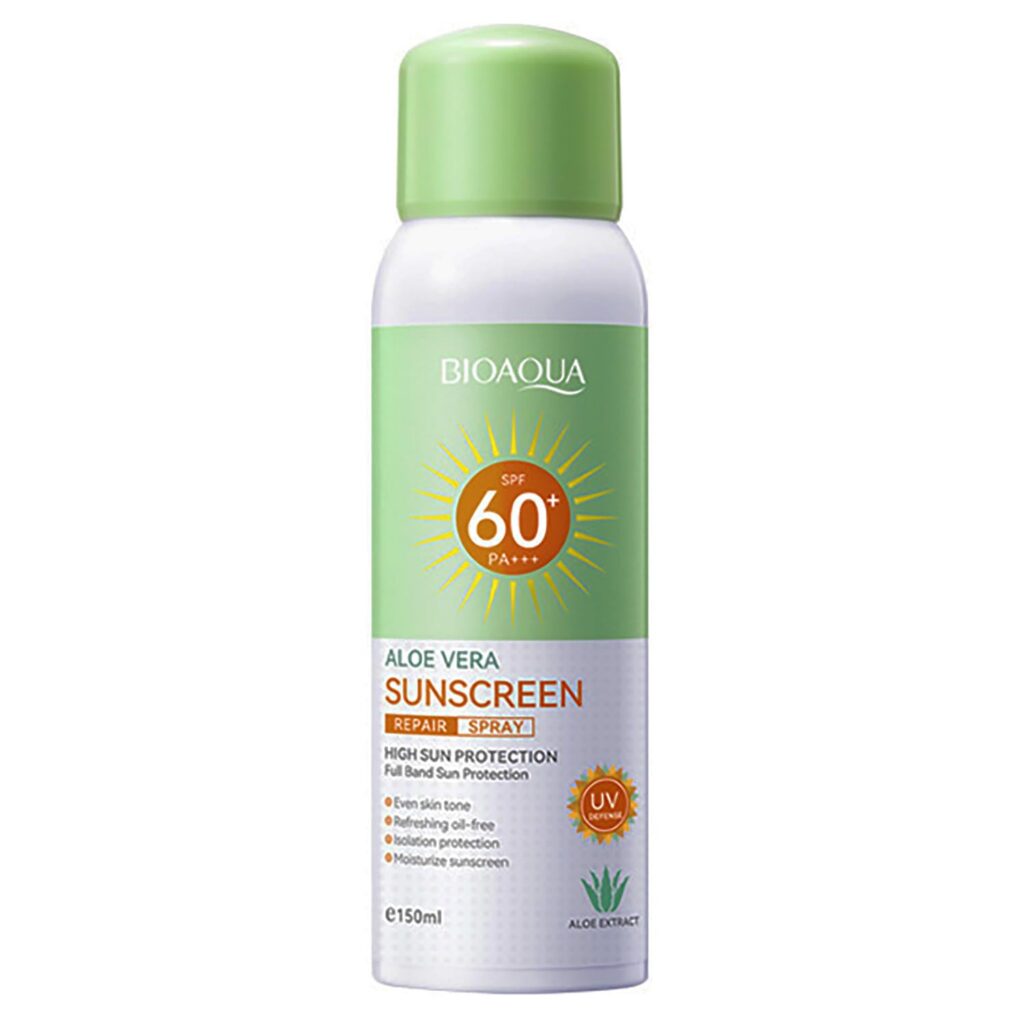 Protector Solar BIOAQUA Aloe Vera Spray SPF 60+ PA+++ 150 ml