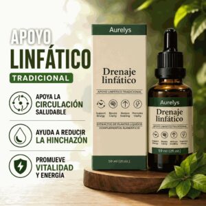 Aurelys Drenaje Linfático 59 ml | Suplemento Botánico Líquido
